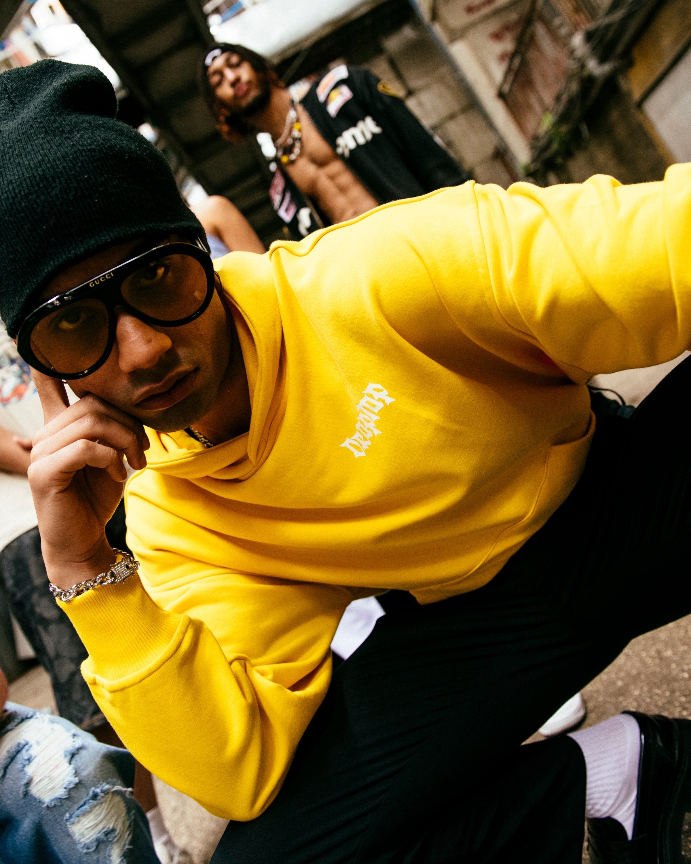 Gold Rush Hoodie - yellow