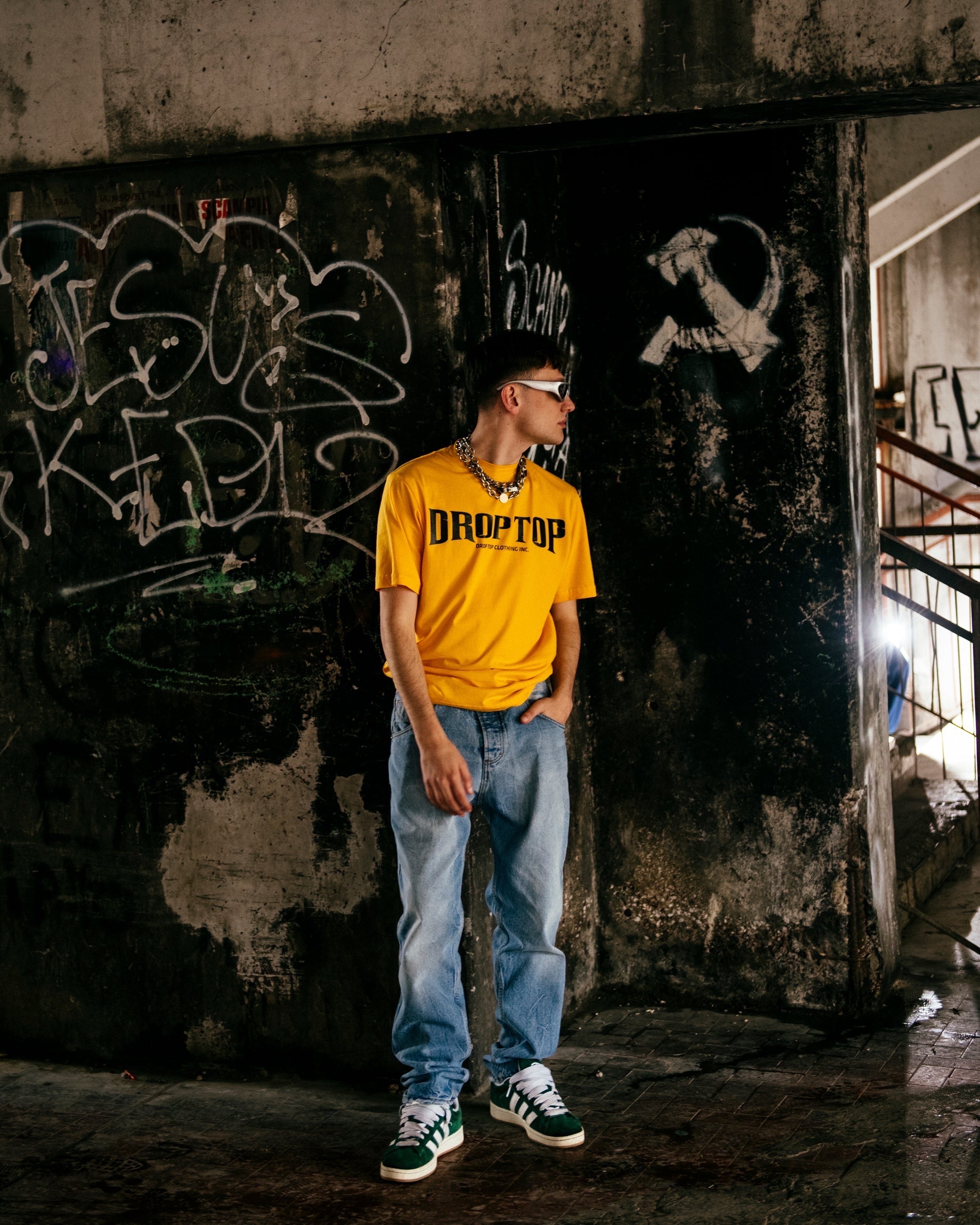 Driftking T-Shirt - dark yellow