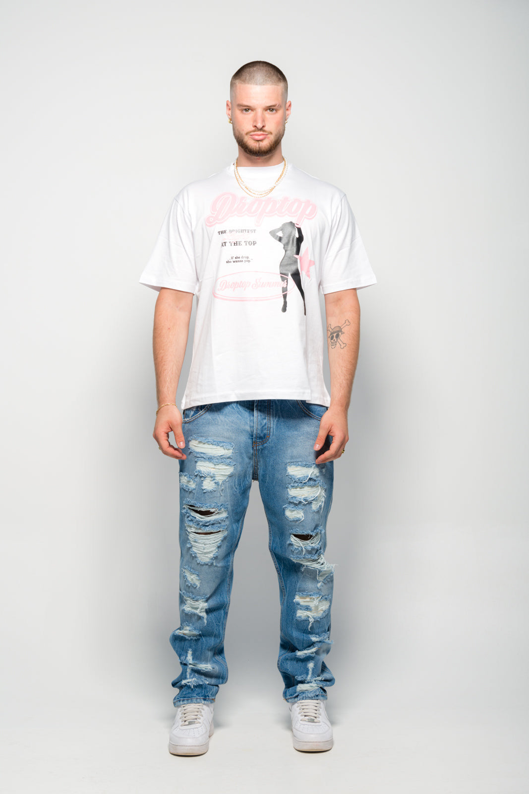 Frostbite Denim Jeans - all ripped